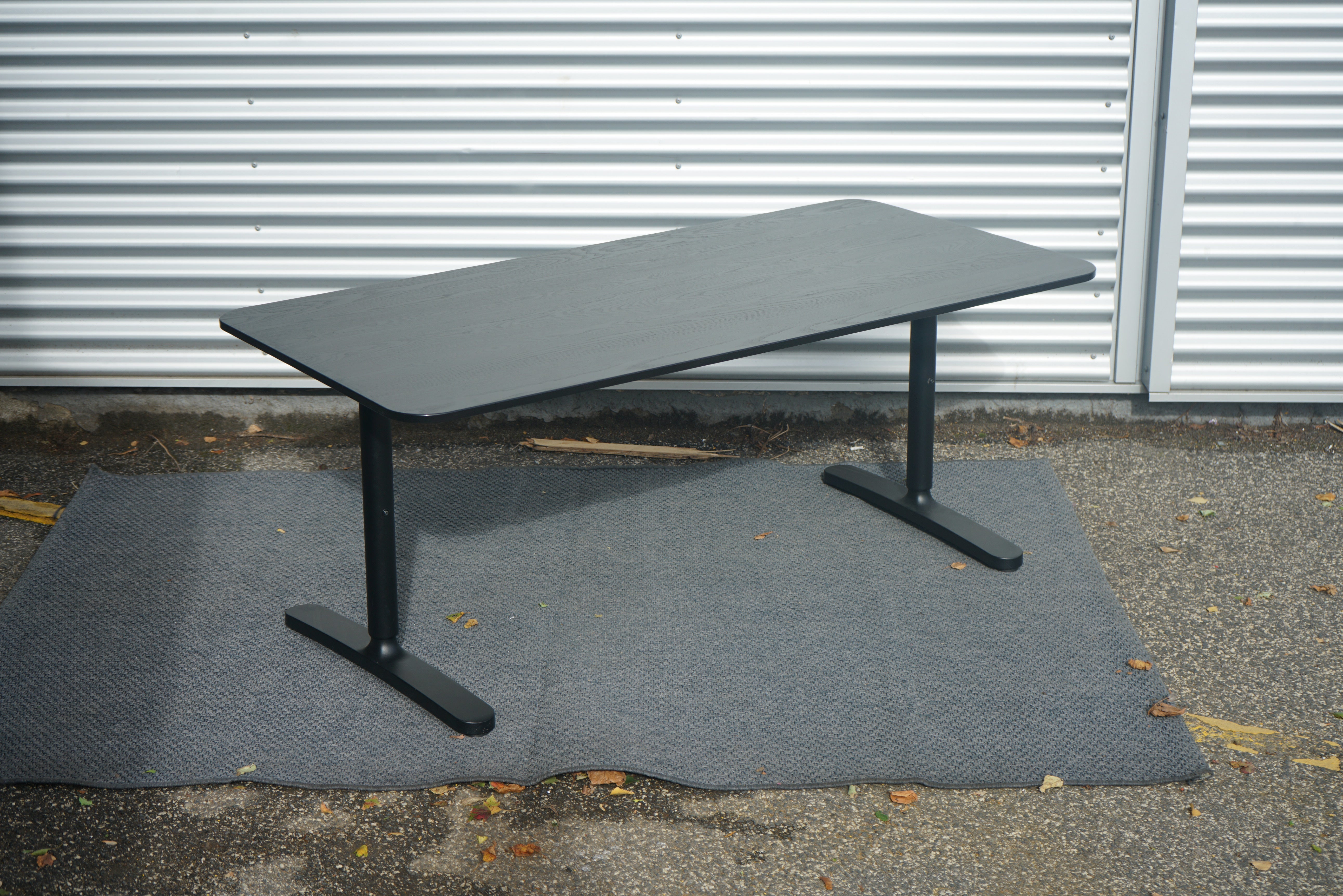 Sort IKEA Bekant arbejdsbord – skrivebord til kontor 160x80 cm